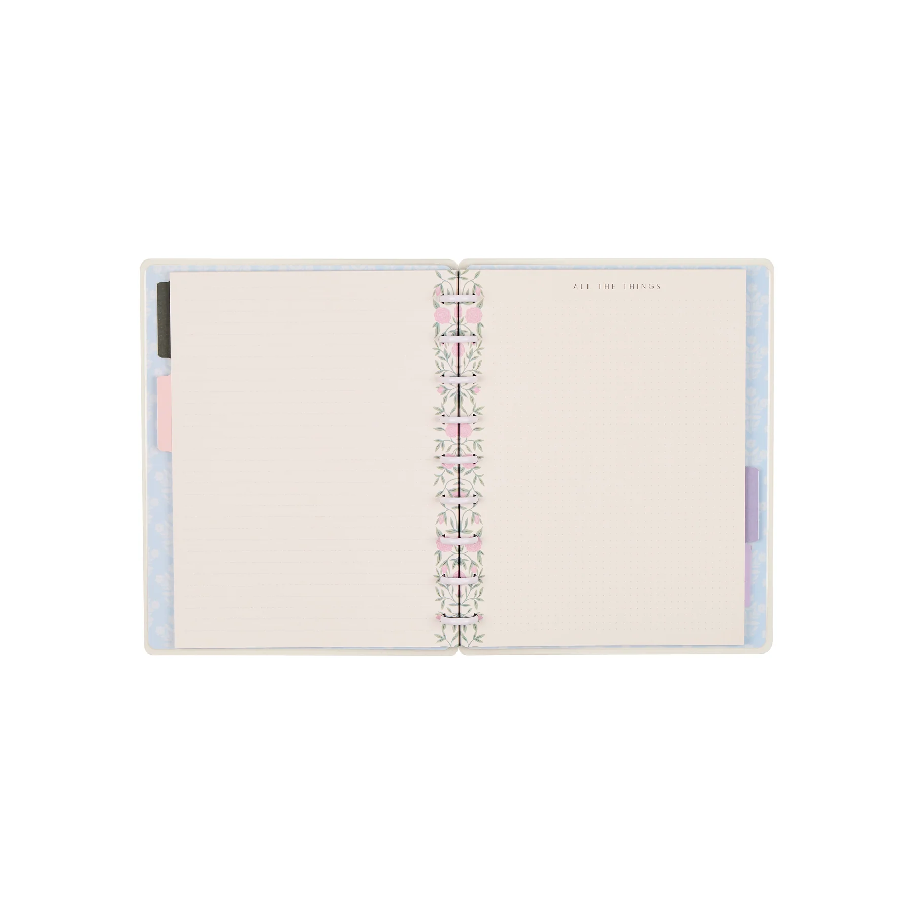 Spring Tapestry - Dot Grid + Dotted Lined Classic Notebook - 60 Sheets - Image 12
