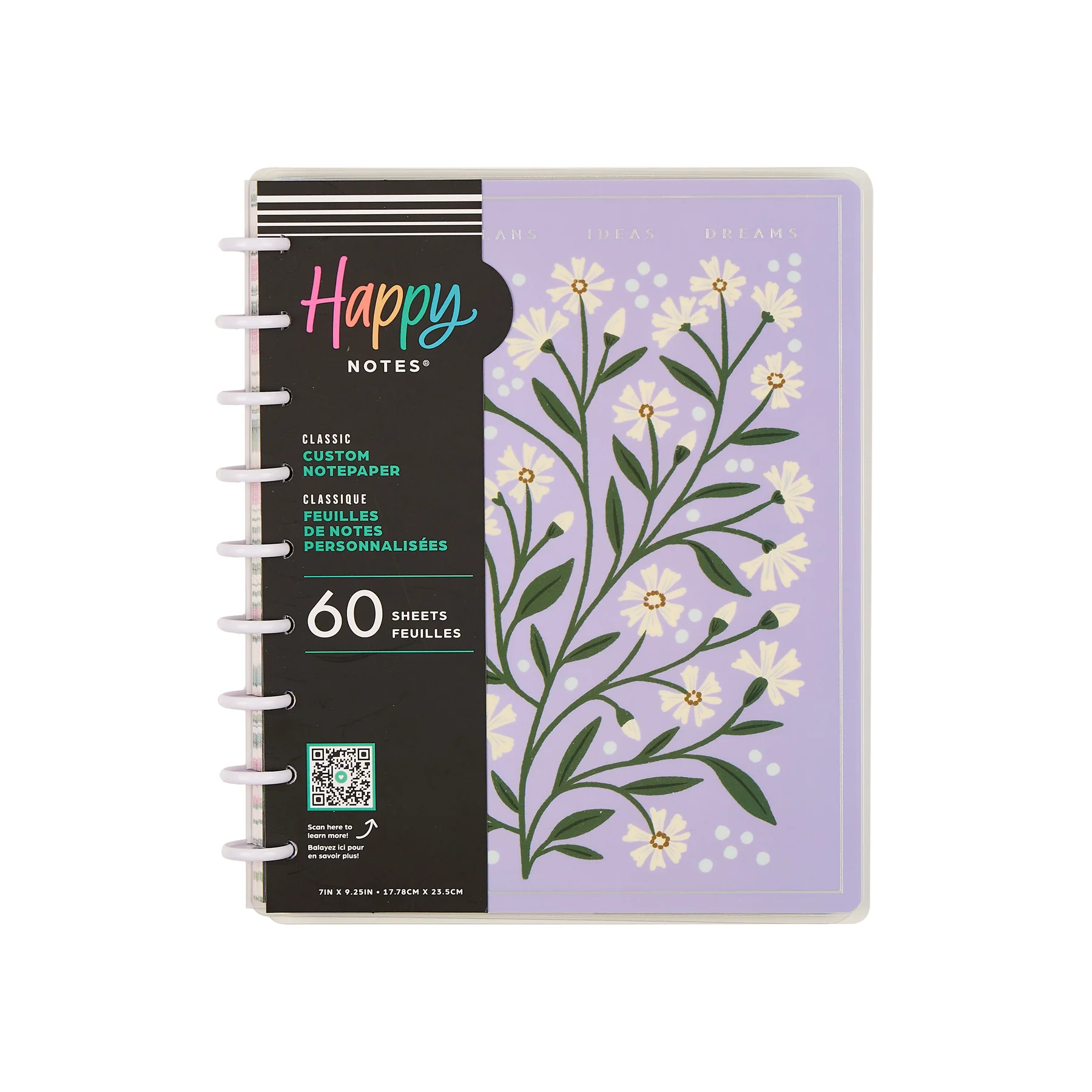 Spring Tapestry - Dot Grid + Dotted Lined Classic Notebook - 60 Sheets - Image 13