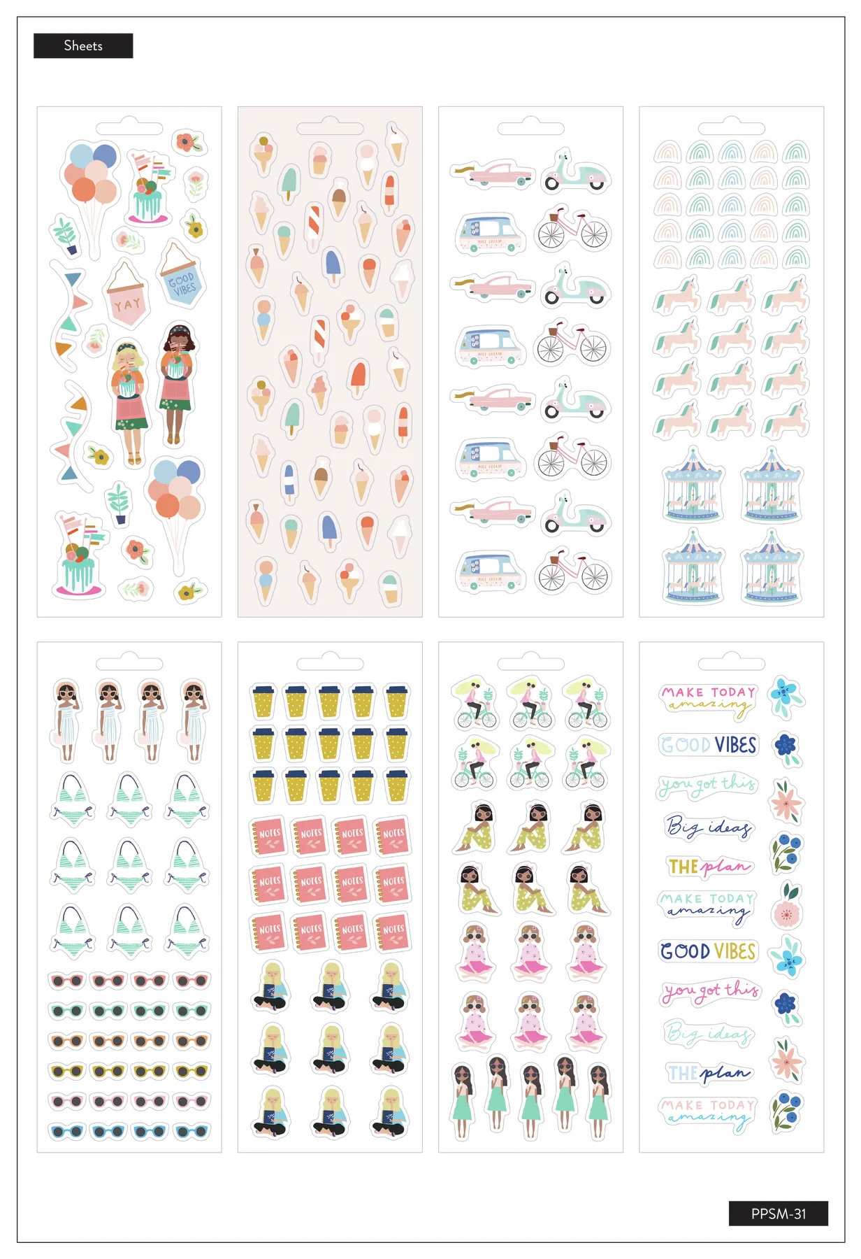 Squad Goals - 8 Sticker Sheets - Image 4