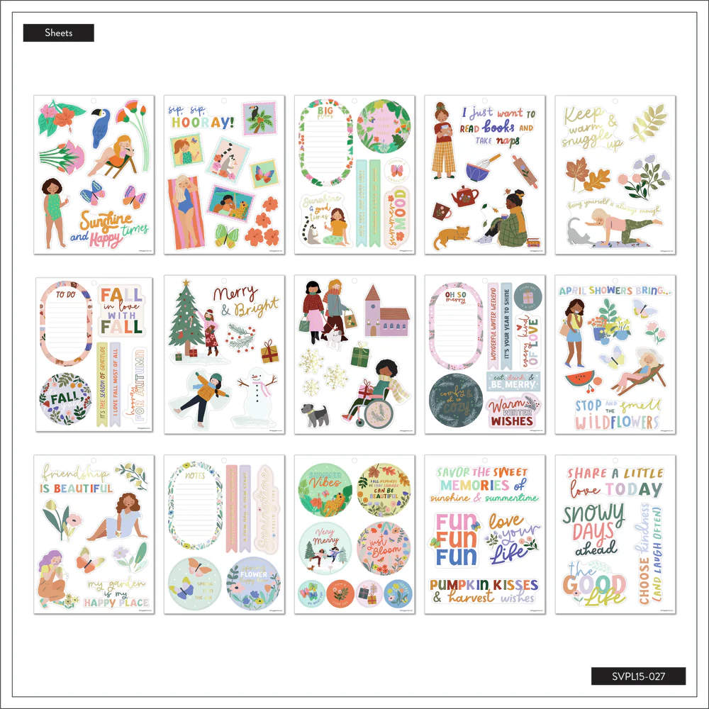 Squad Goals Love Every Season - Large Value Pack Stickers - Image 8