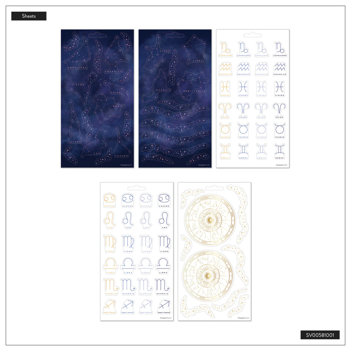 Star Signs - 10 Sticker Sheets - Image 7