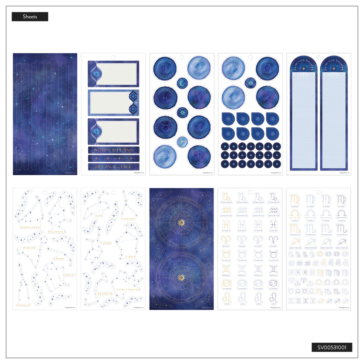 Star Signs - Value Pack Stickers - Big - Image 8