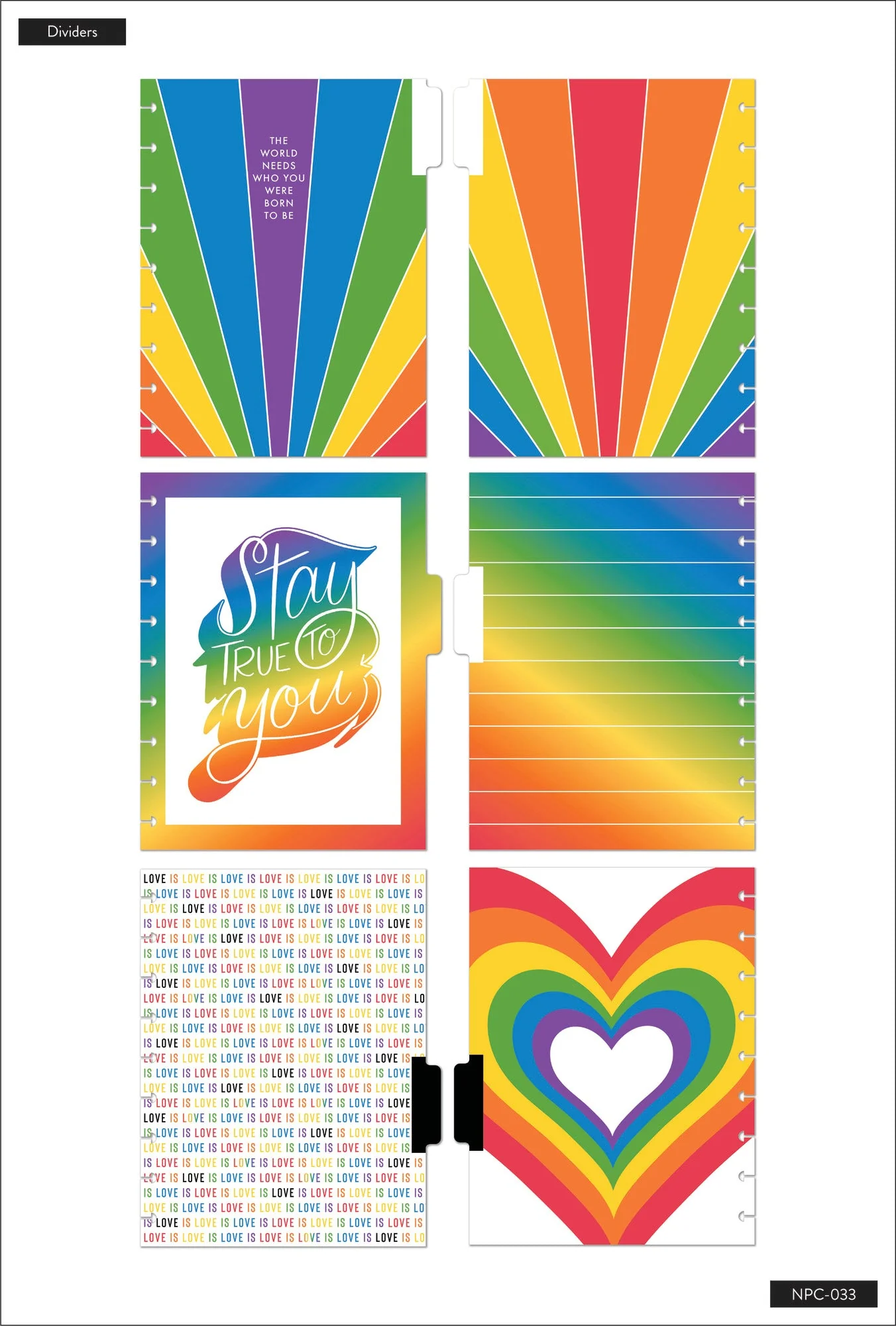 Stay True - Classic Rainbow Pride Notebook - Image 5