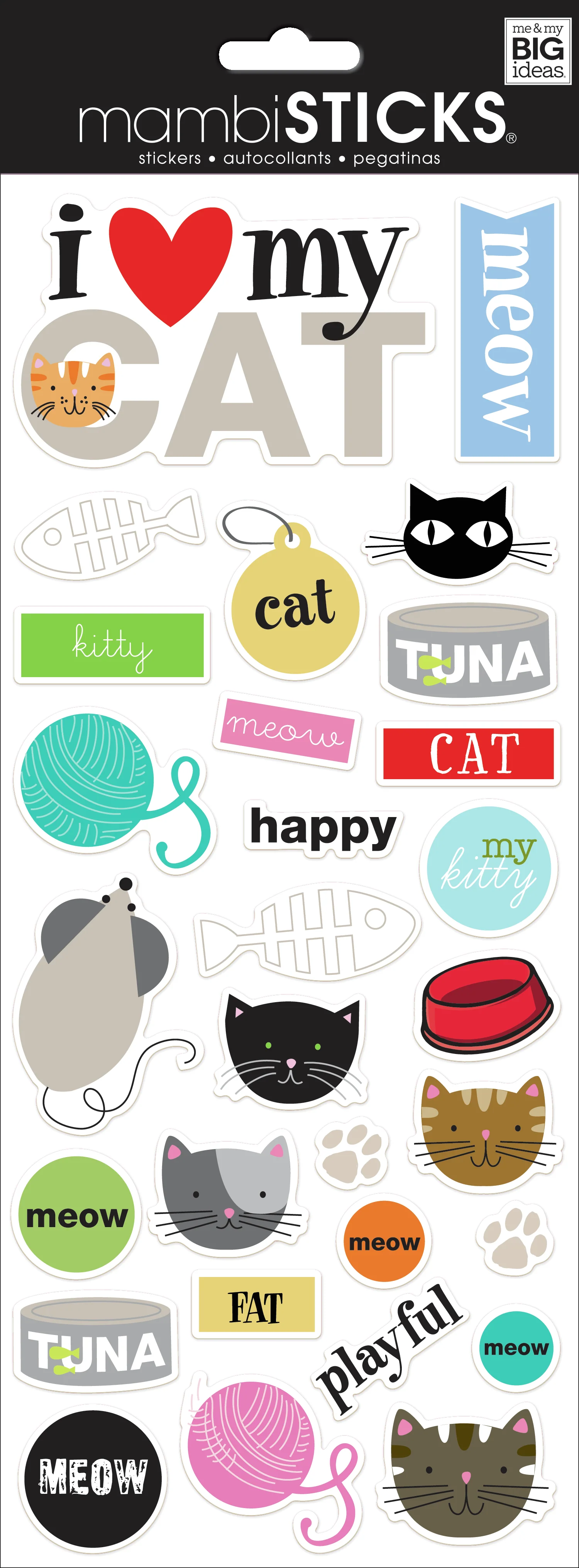 Positively Purrfect - Sticker Sheet