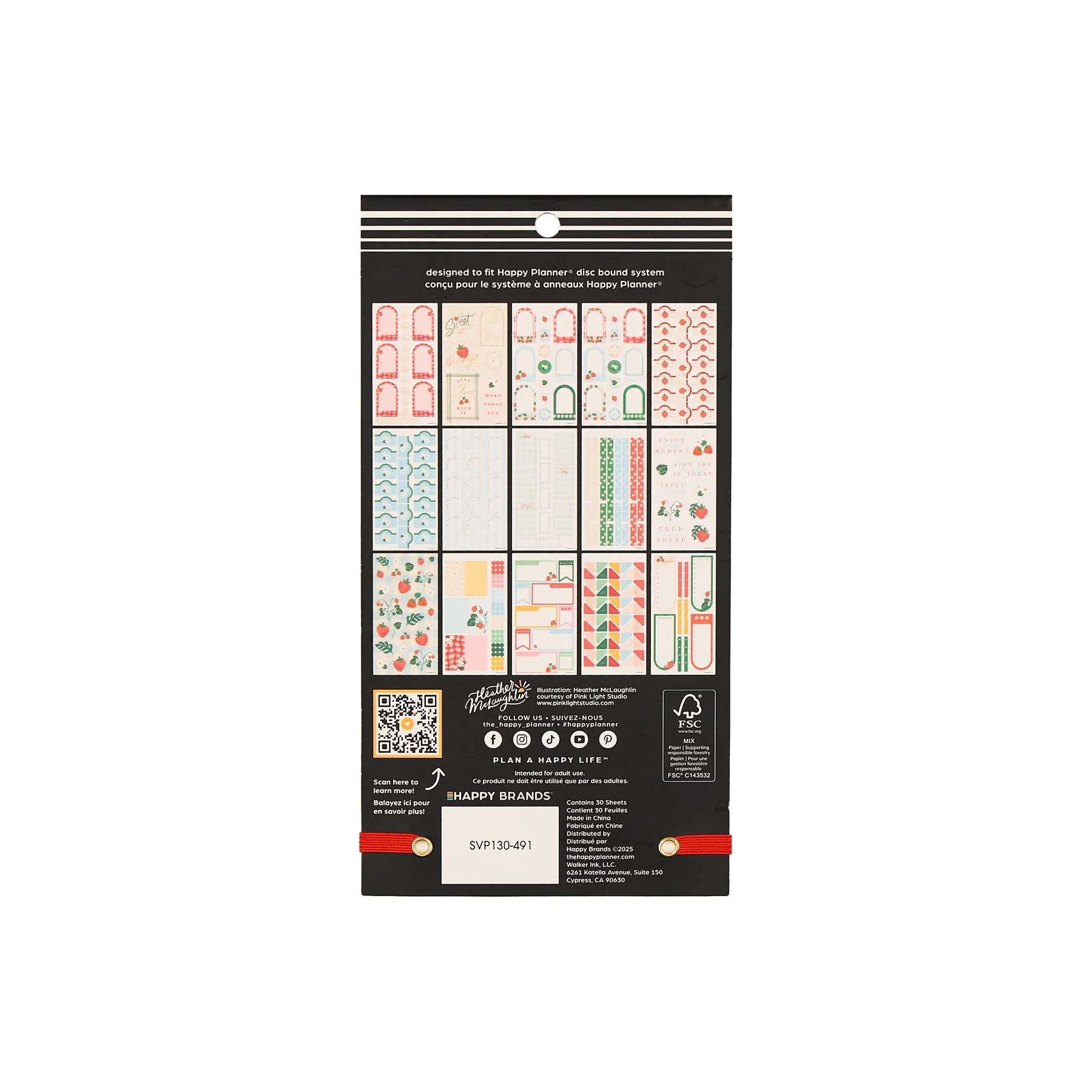 Strawberry Picnic - Value Pack Stickers - Image 12