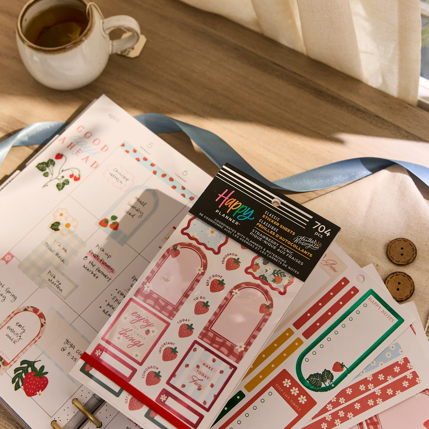 Strawberry Picnic - Value Pack Stickers - Image 5