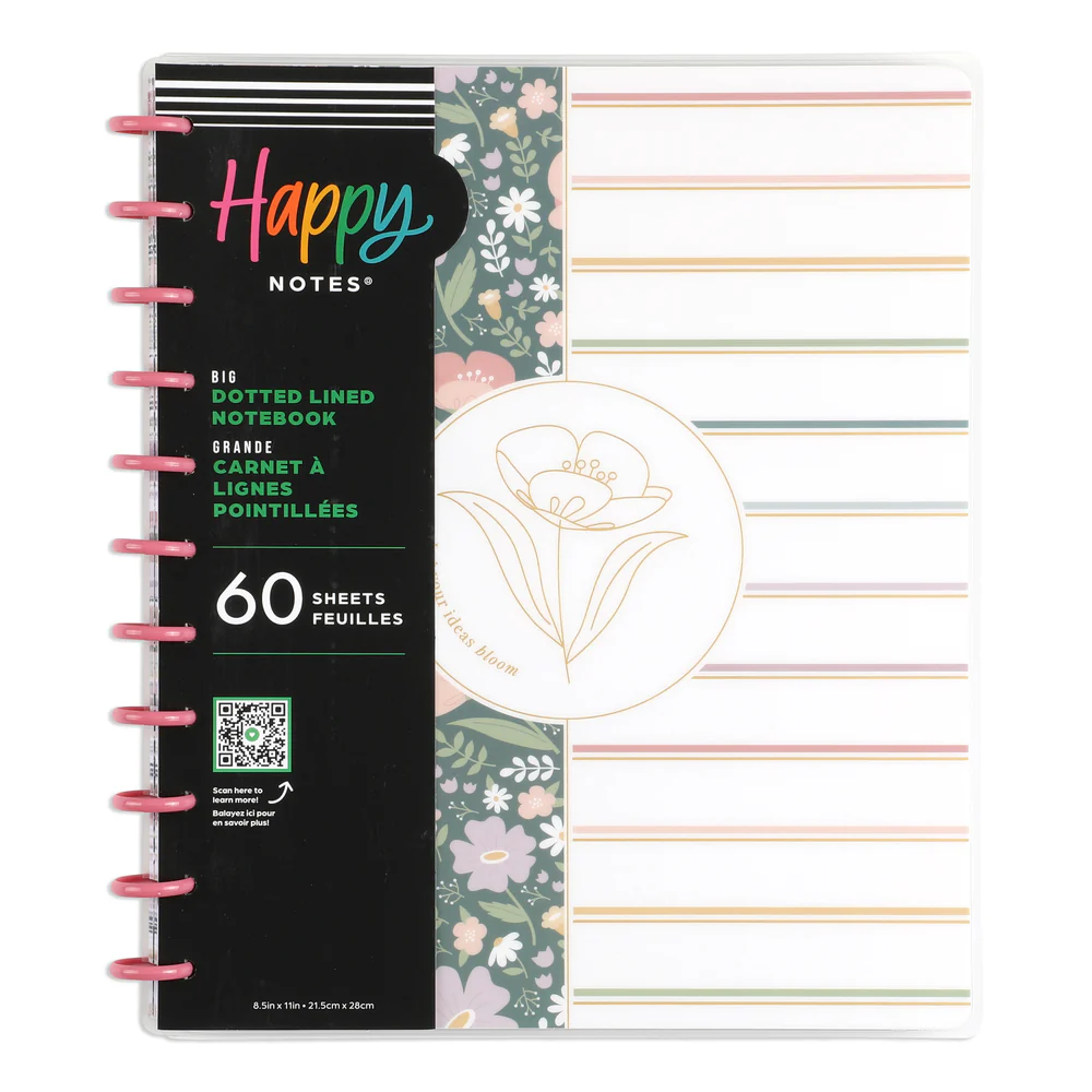 Subtle Sophisticated - Dotted Lined Big Notebook - 60 Sheets - Image 8