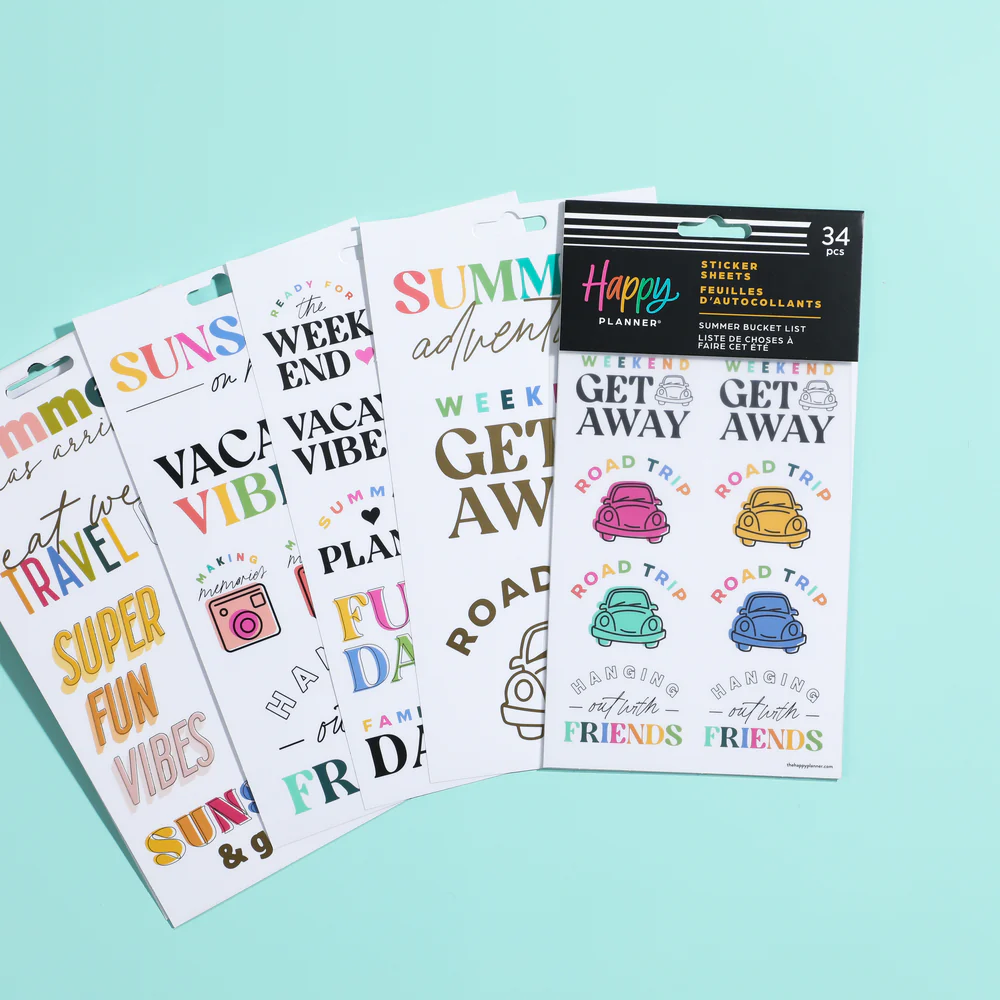 Summer Bucket List - 5 Sticker Sheets - Image 4