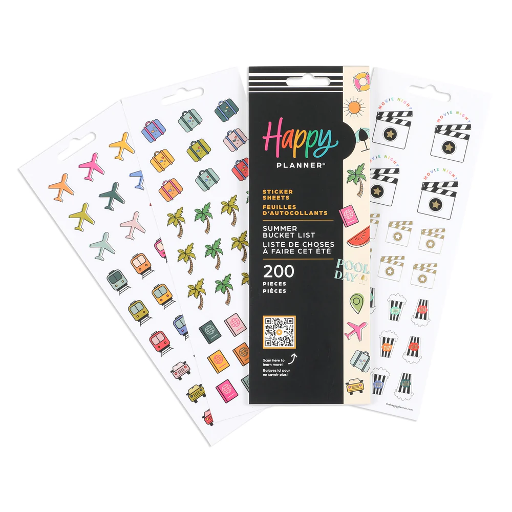 Summer Bucket List - 8 Sticker Sheets - Image 2