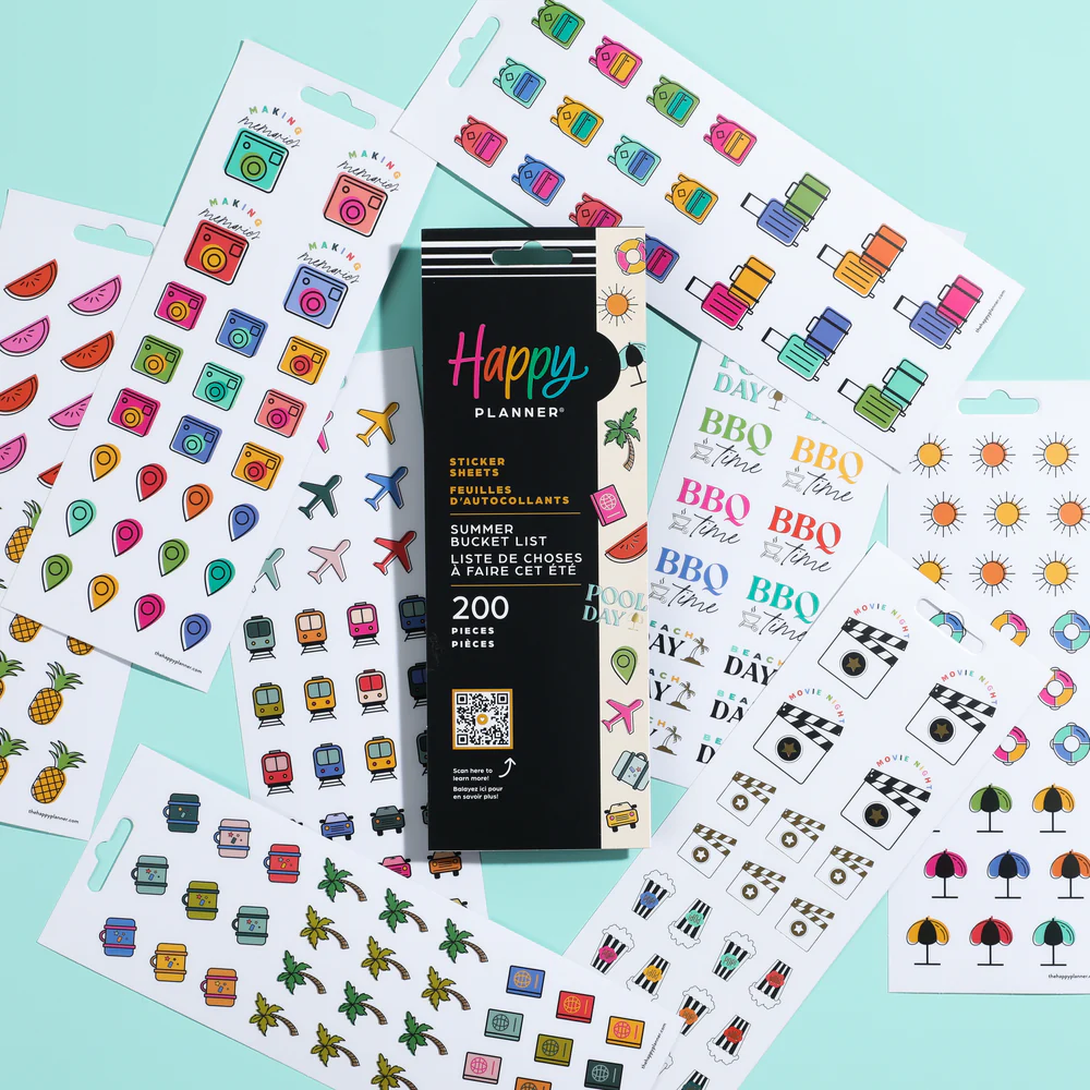 Summer Bucket List - 8 Sticker Sheets - Image 4