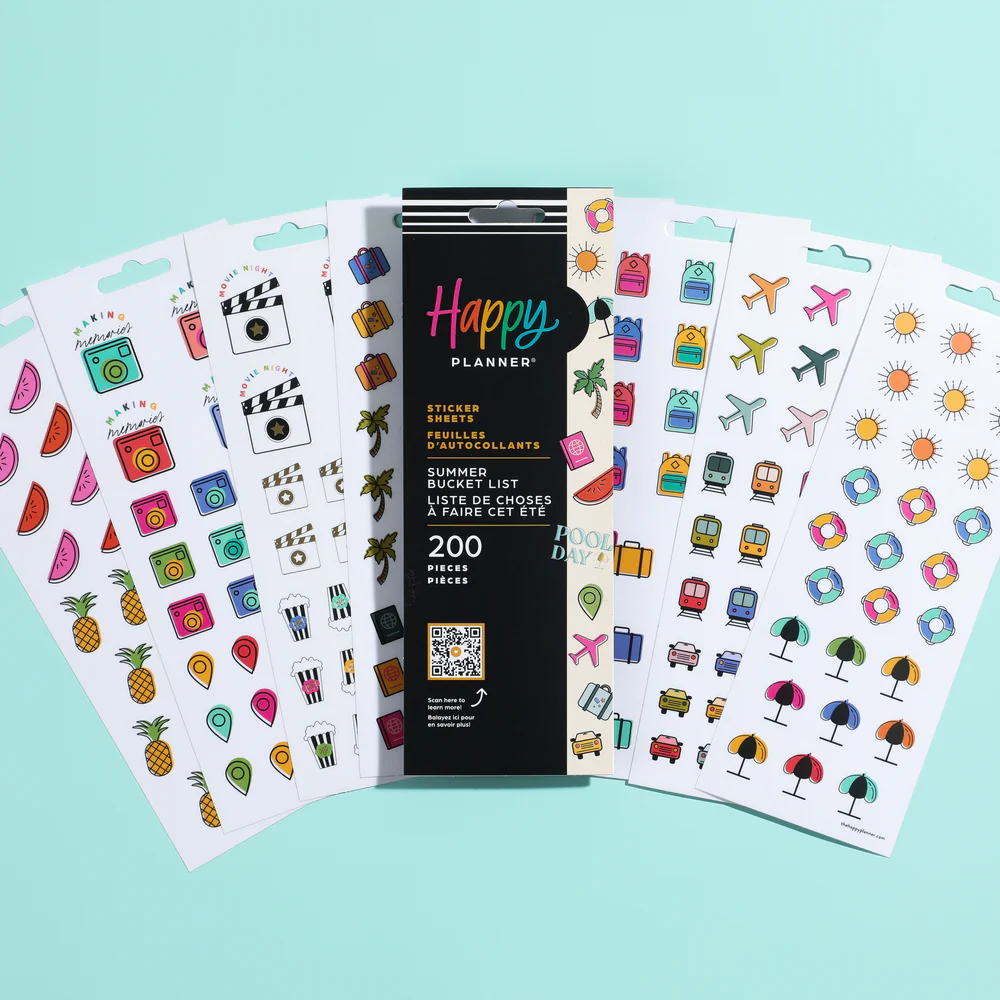 Summer Bucket List - 8 Sticker Sheets - Image 5