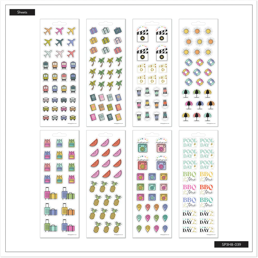 Summer Bucket List - 8 Sticker Sheets - Image 6