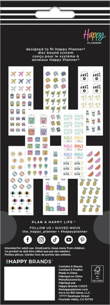 Summer Bucket List - 8 Sticker Sheets - Image 7