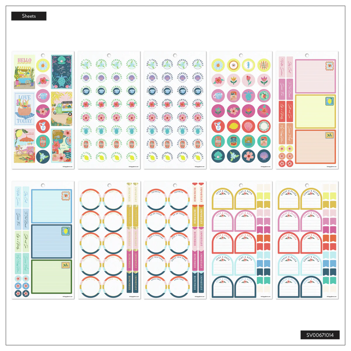 Summer Fun - Value Pack Stickers - Image 9
