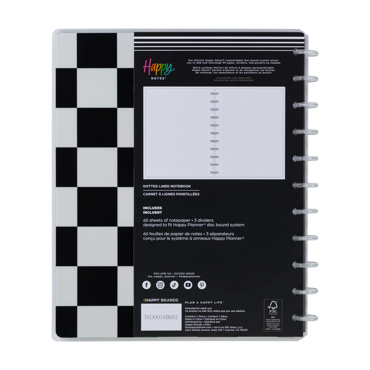 Sweet & Simple - Dotted Lined Big Notebook - 60 Sheets - Image 10