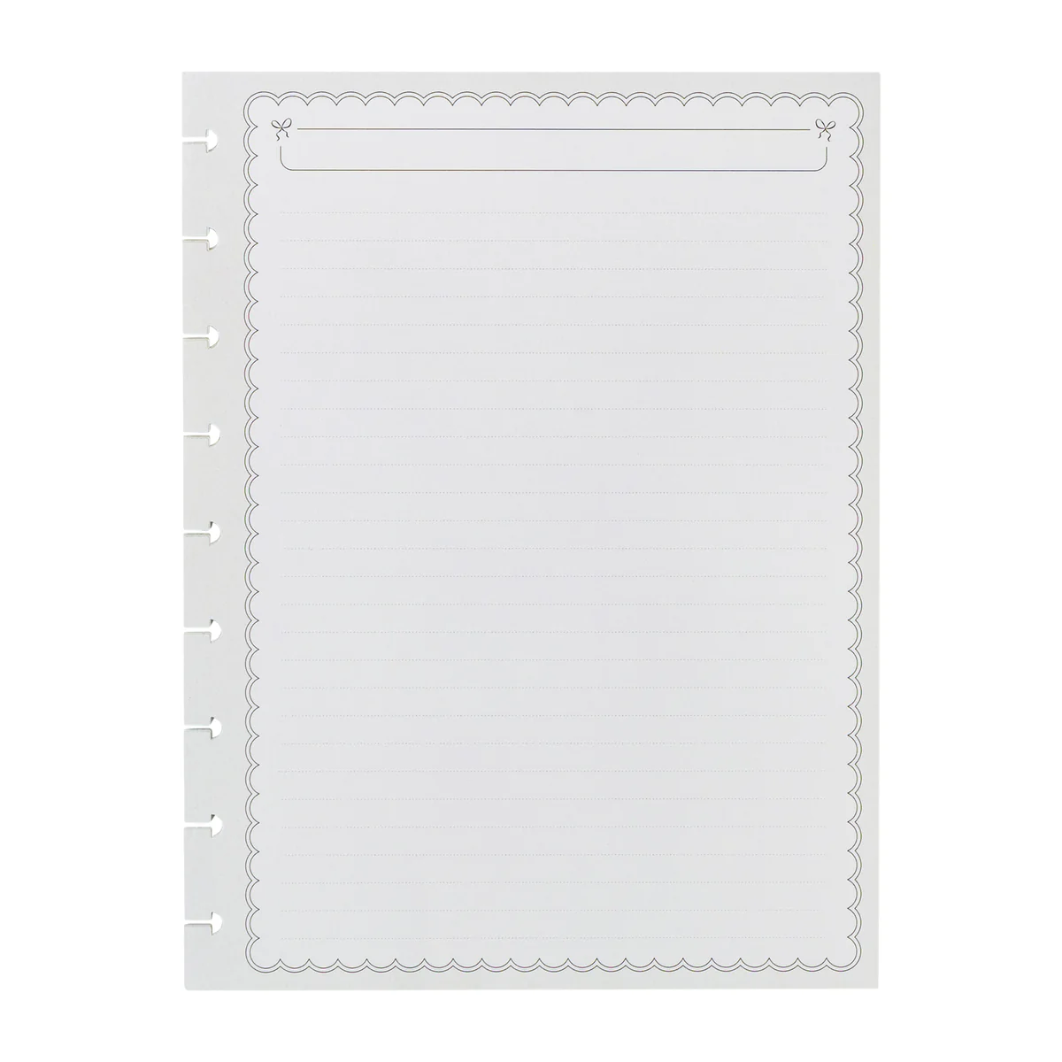 Sweet & Simple - Dotted Lined Classic Filler Paper - 40 Sheets - Image 3