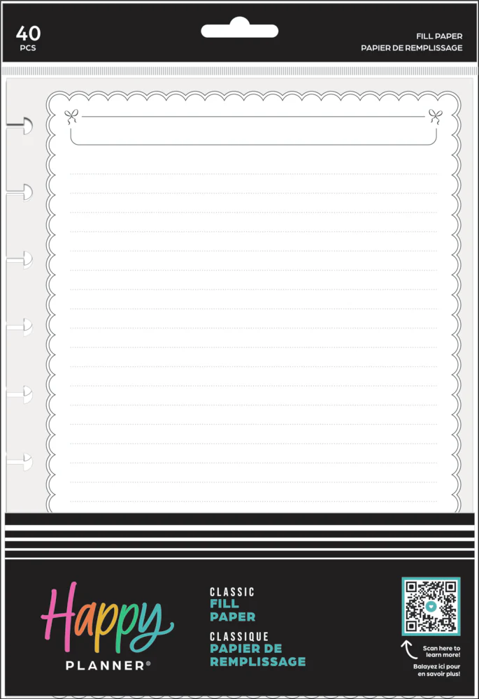 Sweet & Simple - Dotted Lined Classic Filler Paper - 40 Sheets - Image 4