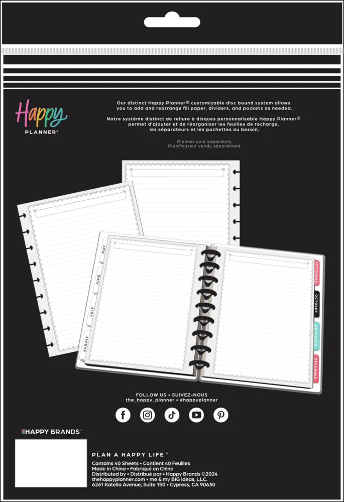 Sweet & Simple - Dotted Lined Classic Filler Paper - 40 Sheets - Image 6
