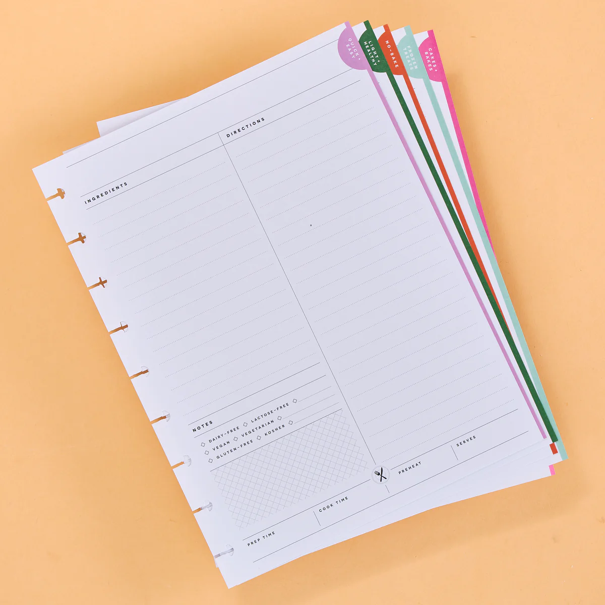 Sweets + Baking - Classic Recipe Journal - 80 Sheets - Image 3