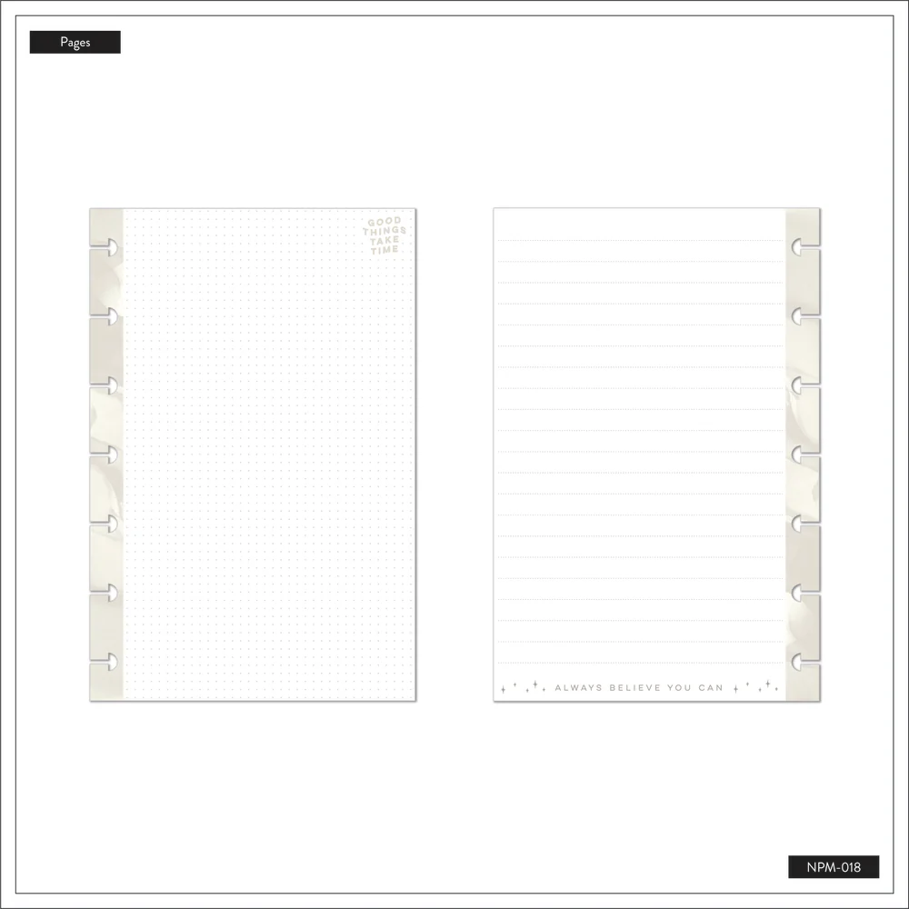 Taming the Wild - Dot Grid + Dotted Lined Mini Notebook - 60 Sheets - Image 7