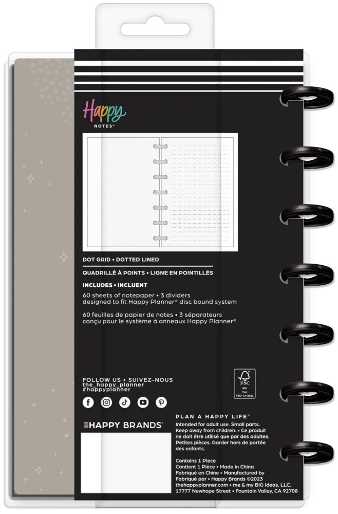 Taming the Wild - Dot Grid + Dotted Lined Mini Notebook - 60 Sheets - Image 9