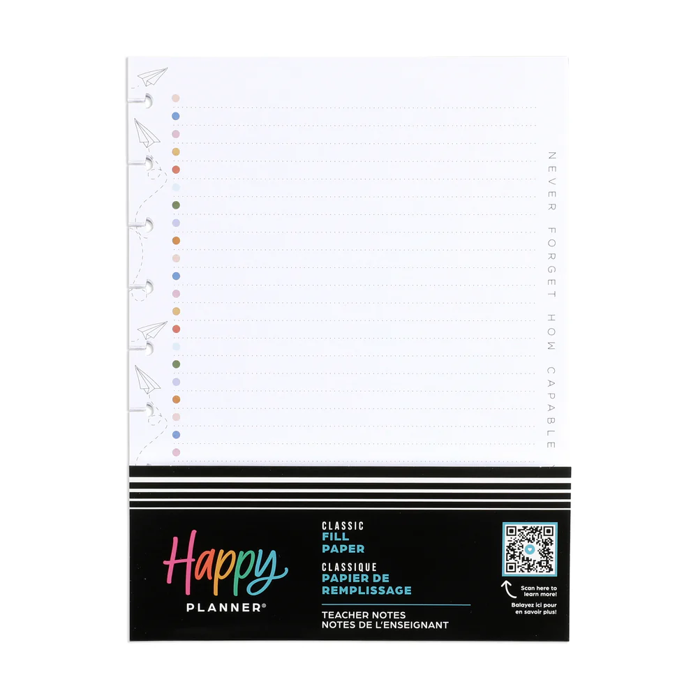 Teacher Notes - Bullet List Classic Filler Paper - 40 Sheets - Image 4