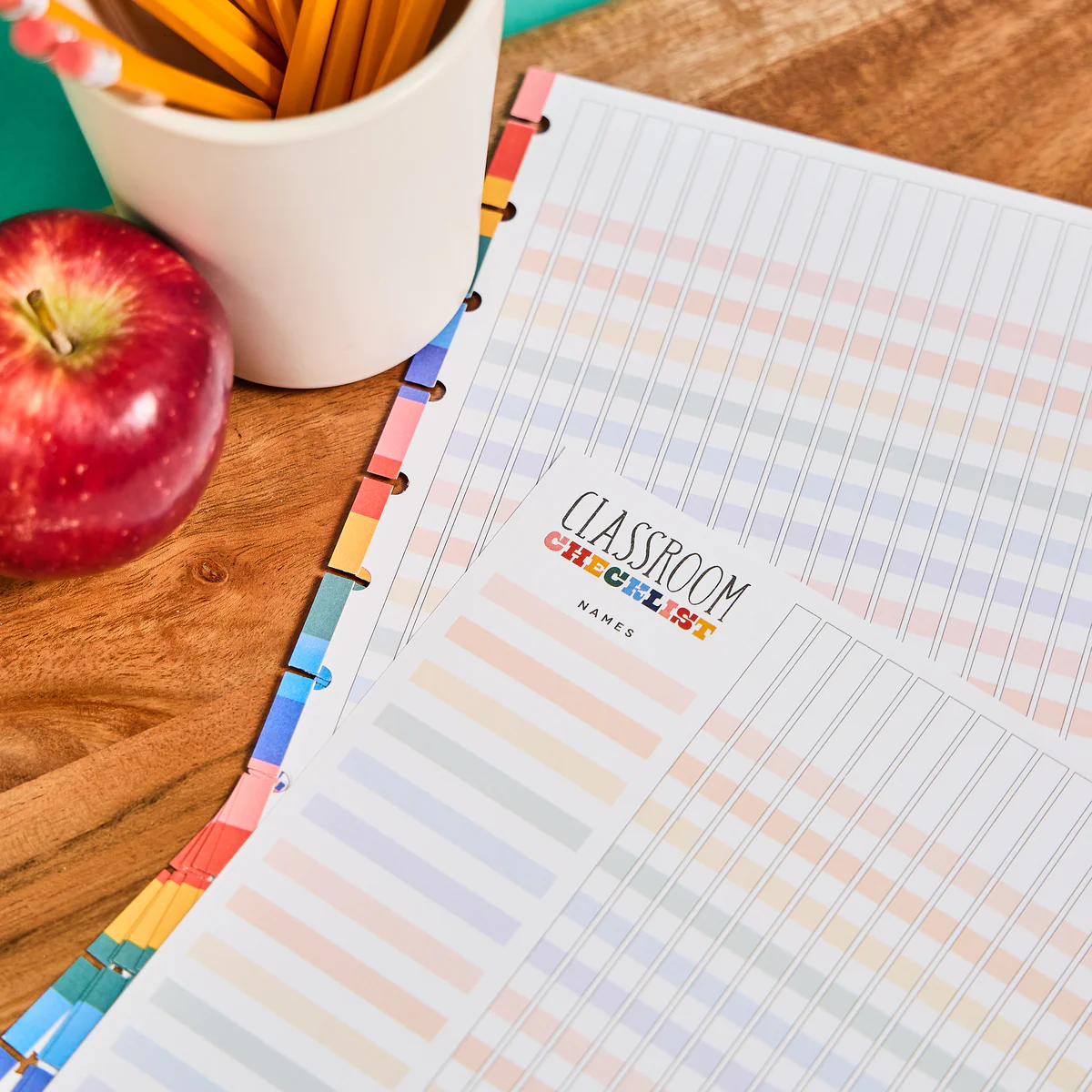Teachers Are Heroes - Big Teacher Checklist Filler Paper - 40 Sheets - Image 4