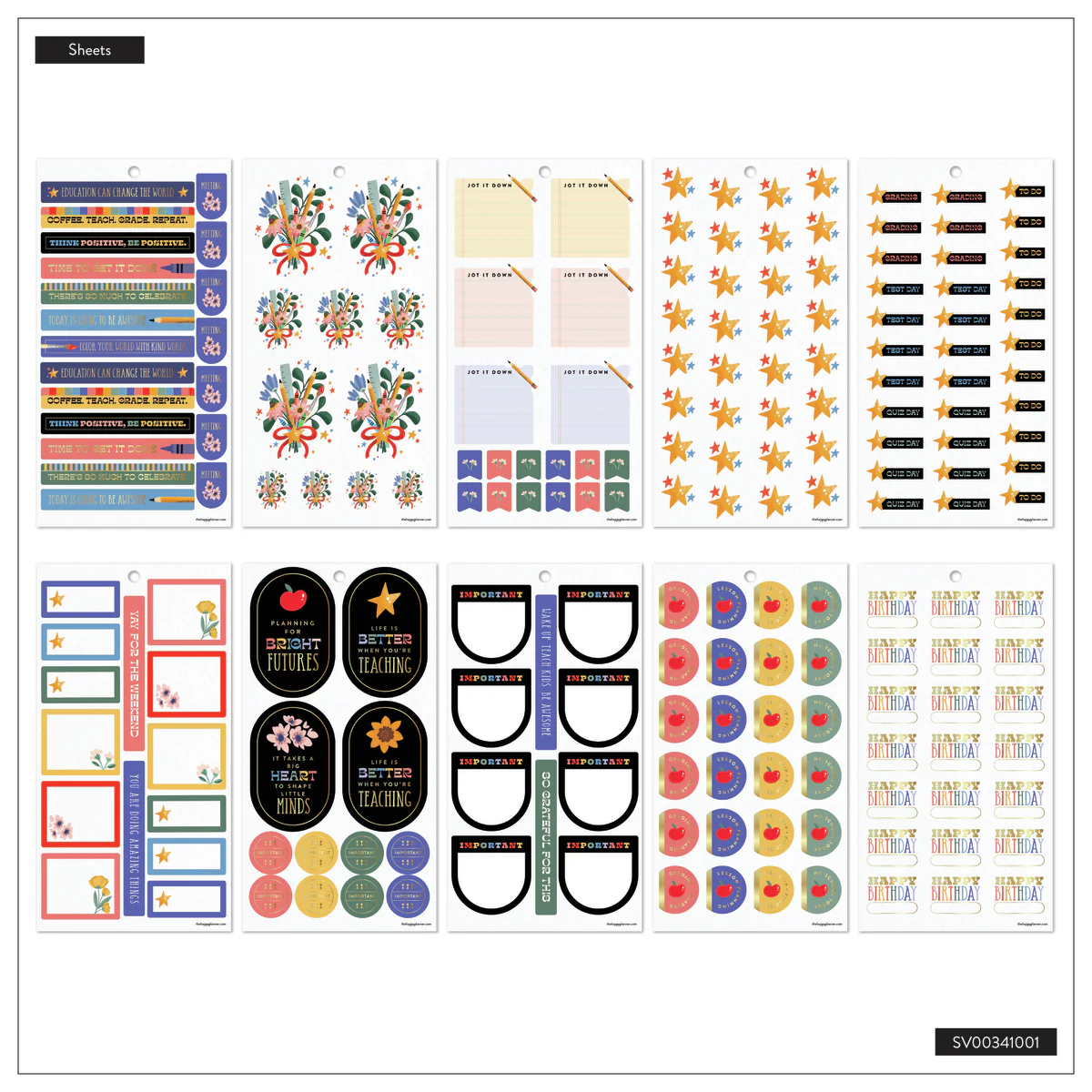 Teachers Are Heroes - Value Pack Stickers - Big - Image 10