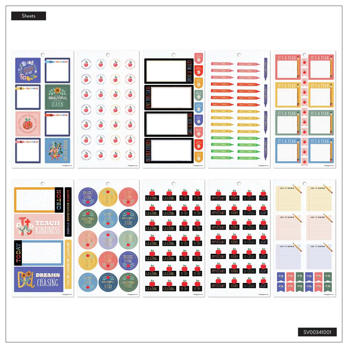 Teachers Are Heroes - Value Pack Stickers - Big - Image 8