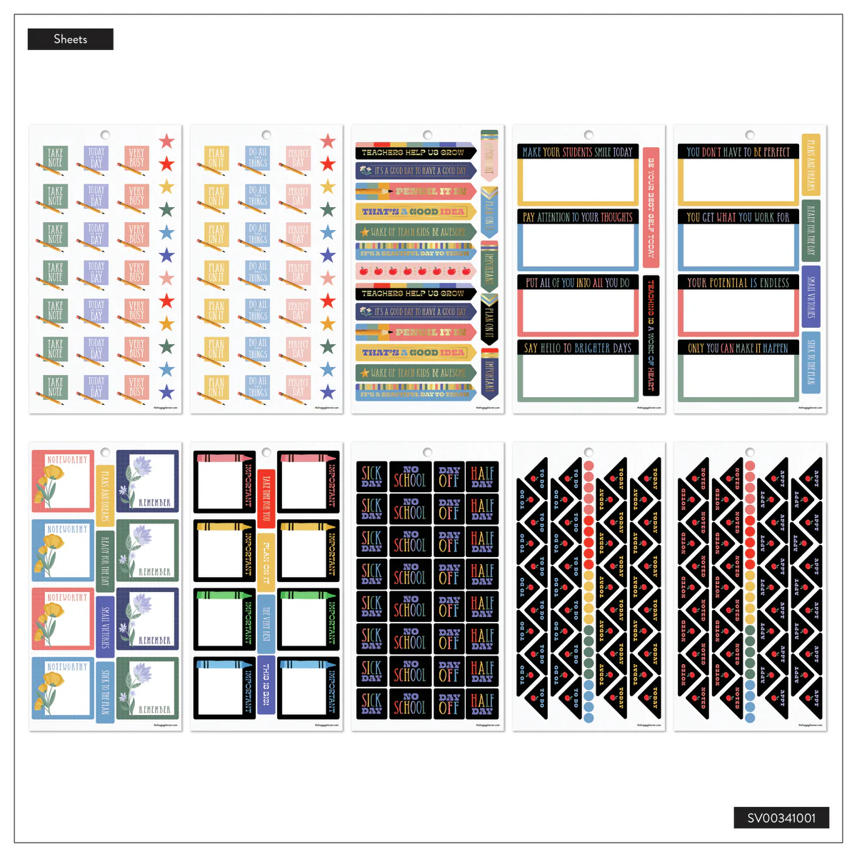 Teachers Are Heroes - Value Pack Stickers - Big - Image 9