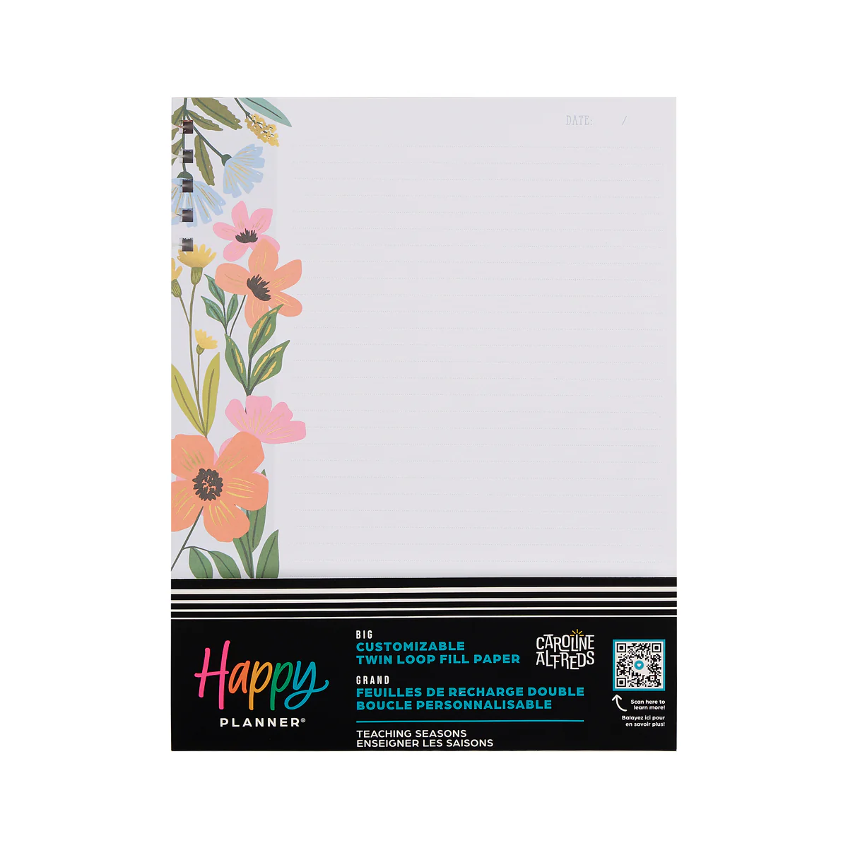 Teaching Seasons - Dotted Lined + Dot Grid Customizable Spiral Big Filler Paper - 40 Sheets - Image 10