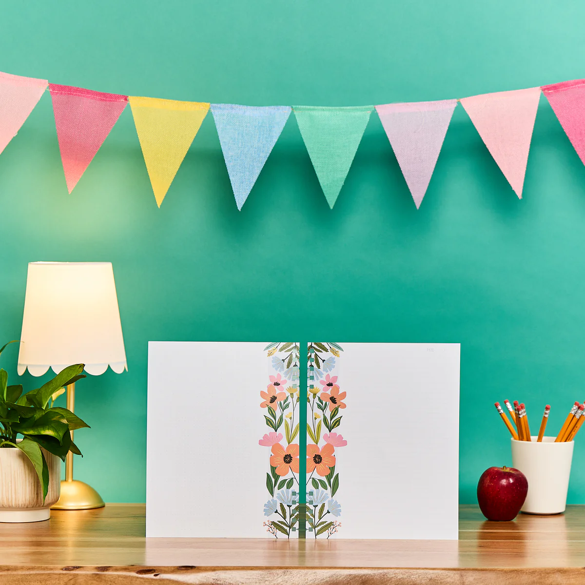 Teaching Seasons - Dotted Lined + Dot Grid Customizable Spiral Big Filler Paper - 40 Sheets - Image 3