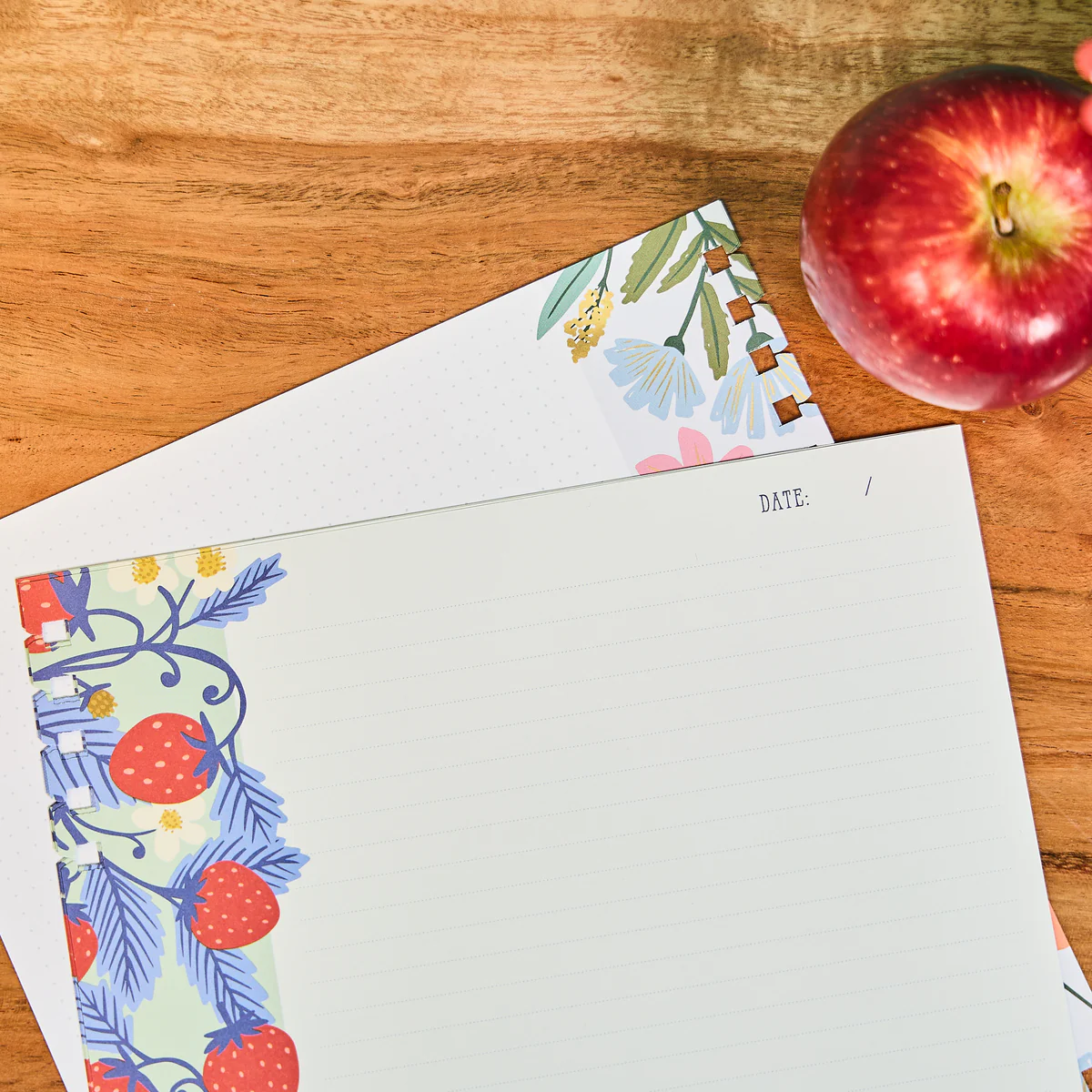 Teaching Seasons - Dotted Lined + Dot Grid Customizable Spiral Big Filler Paper - 40 Sheets - Image 6
