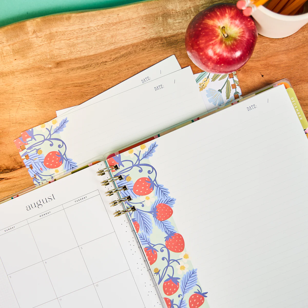 Teaching Seasons - Dotted Lined + Dot Grid Customizable Spiral Big Filler Paper - 40 Sheets - Image 7