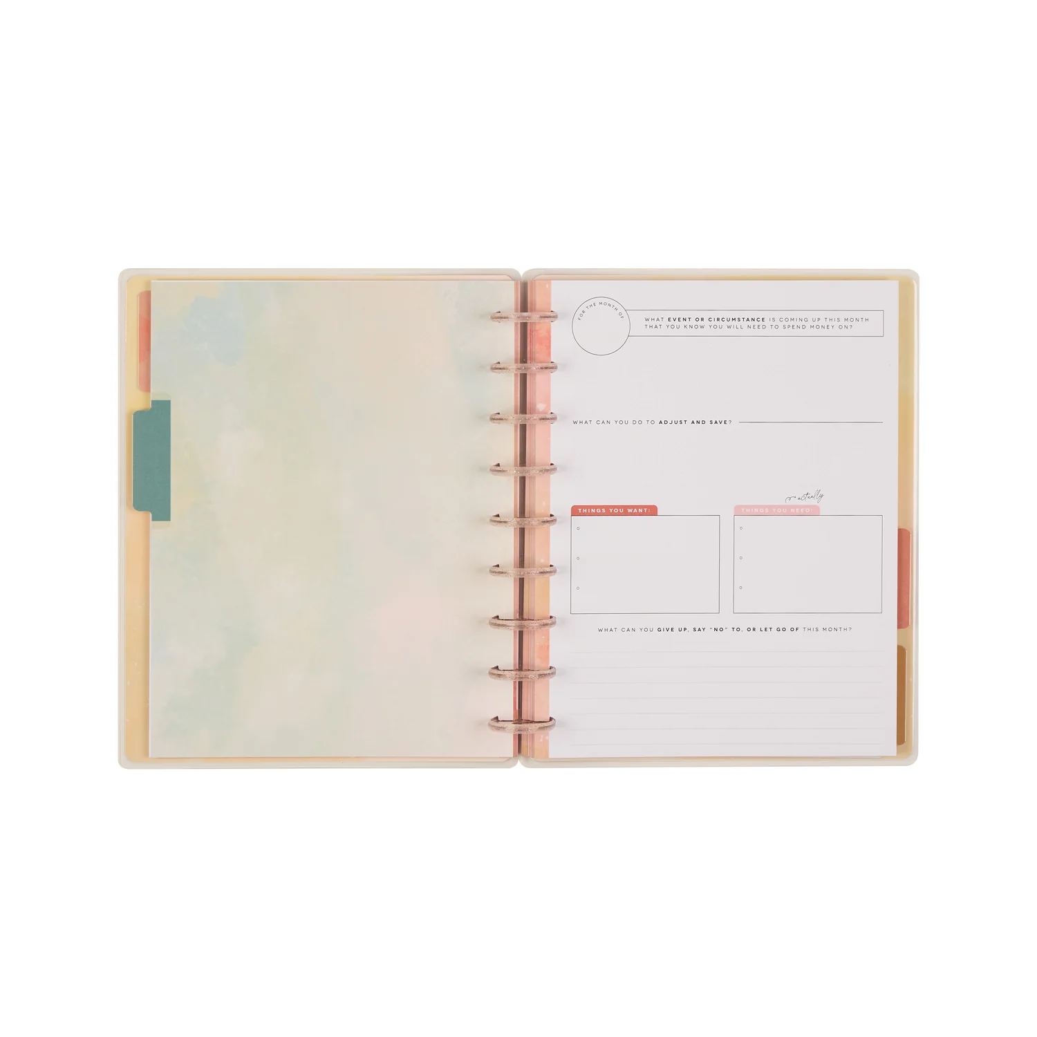 Textured Canvas Budget - Classic Guided Budget Journal - 40 Sheets - Image 12