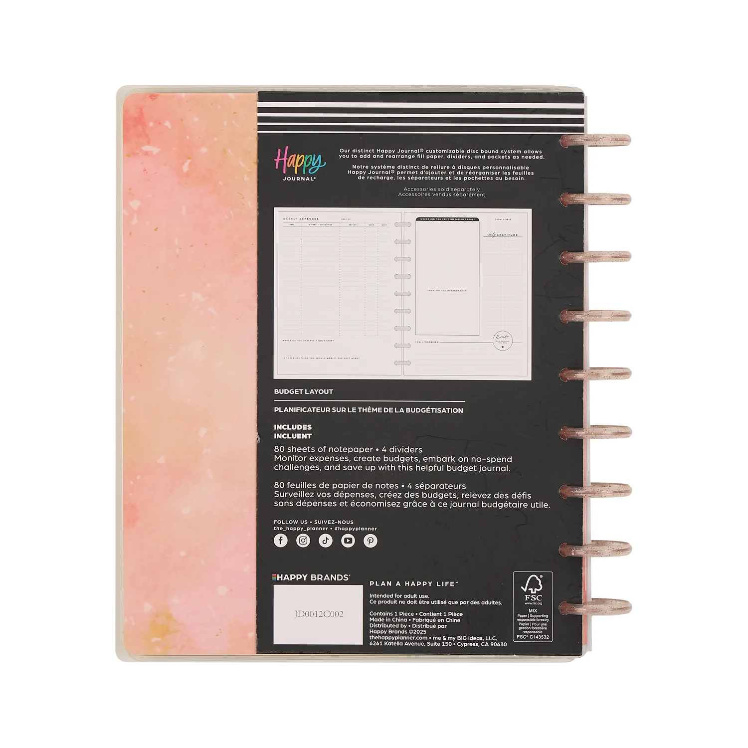Textured Canvas Budget - Classic Guided Budget Journal - 40 Sheets - Image 20