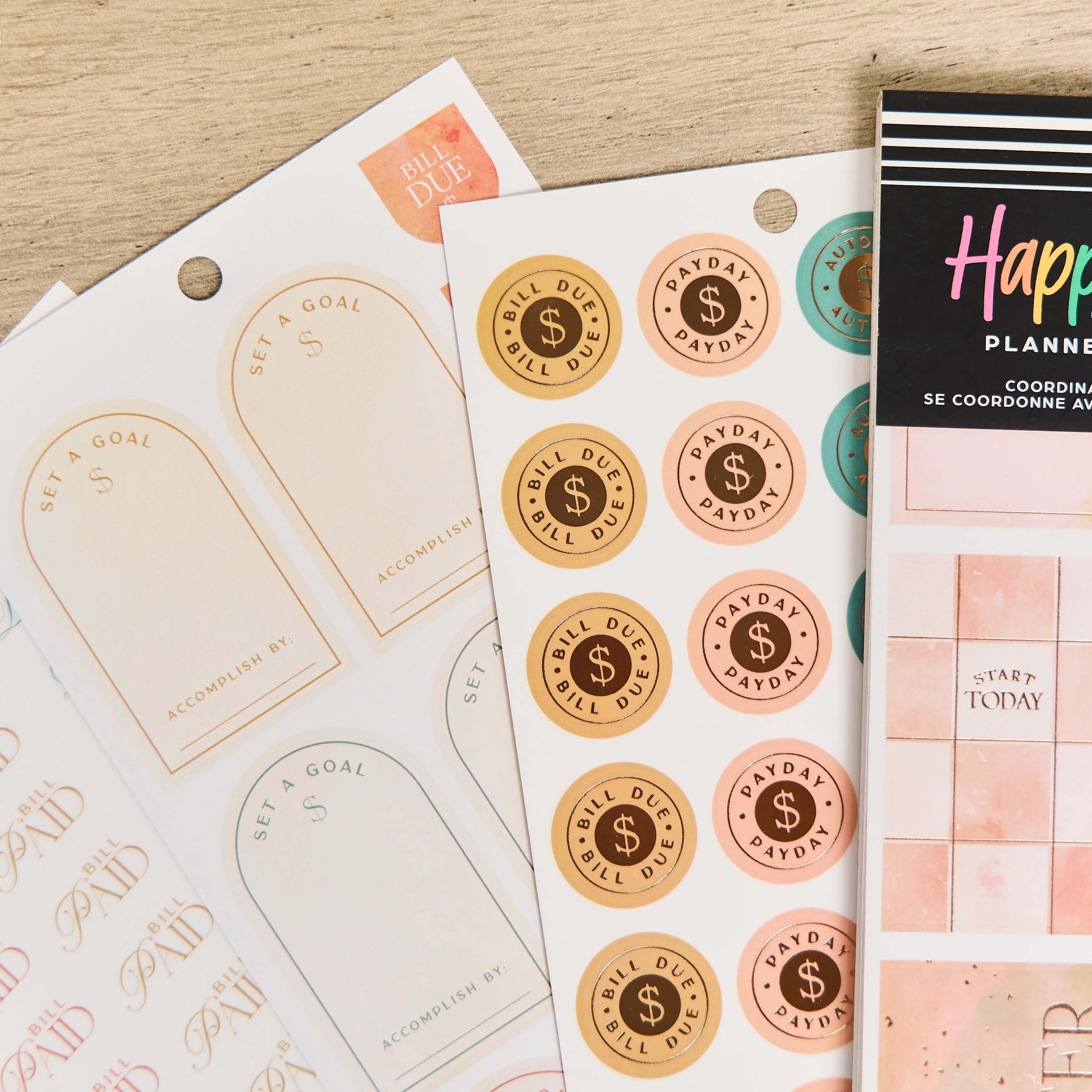Textured Canvas Budget - Value Pack Stickers  - Image 4