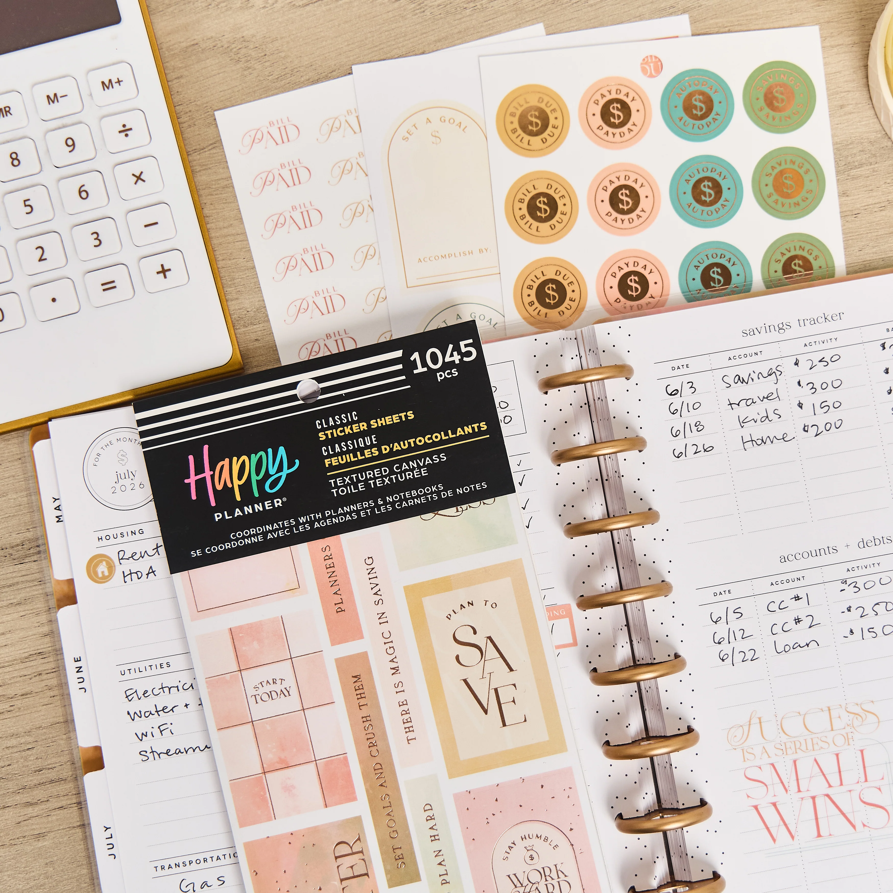 Textured Canvas Budget - Value Pack Stickers  - Image 9