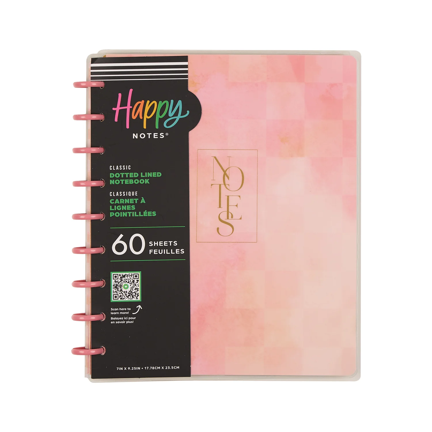 Textured Canvas - Dotted Lined Classic Notebook - 60 Sheets - Image 13