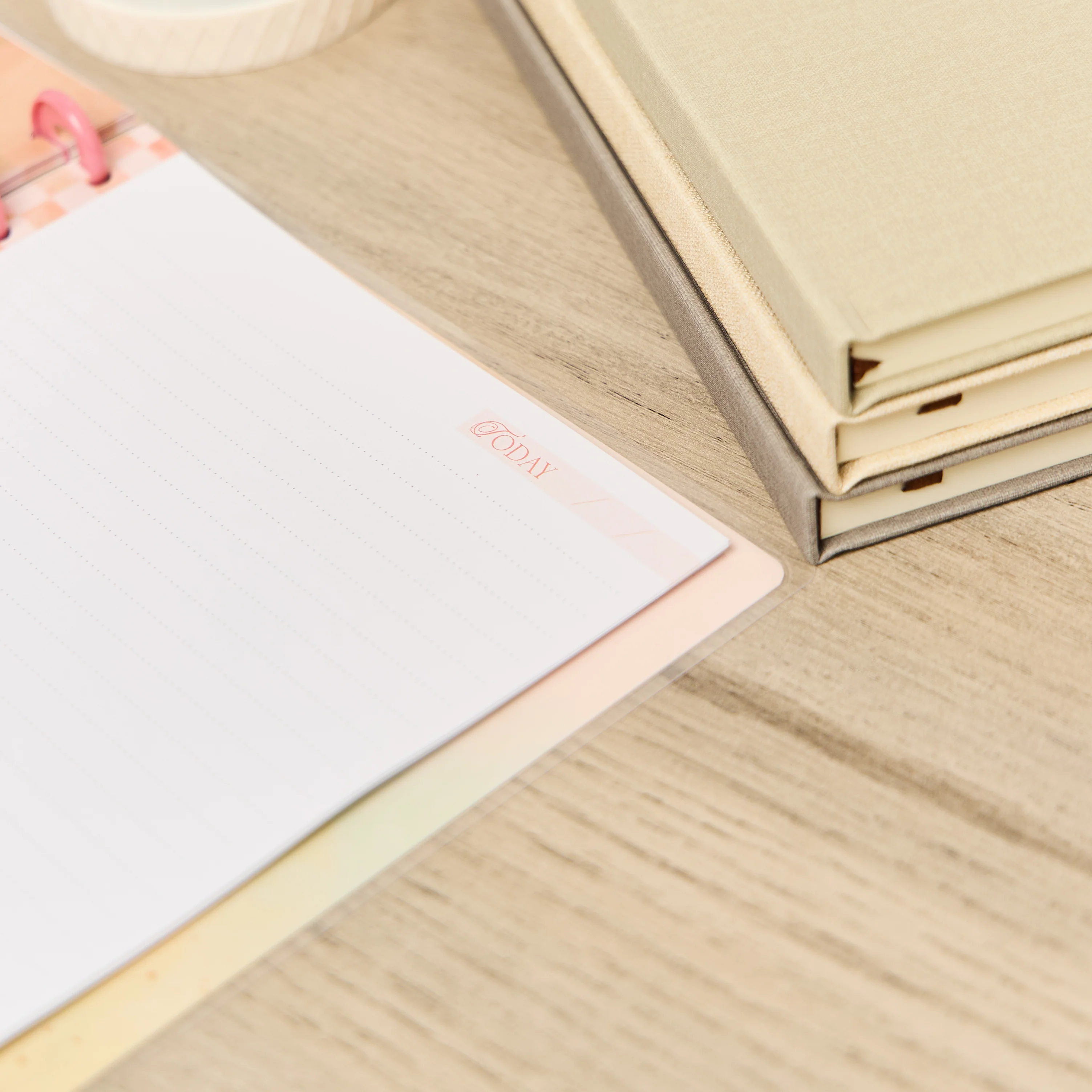 Textured Canvas - Dotted Lined Classic Notebook - 60 Sheets - Image 6