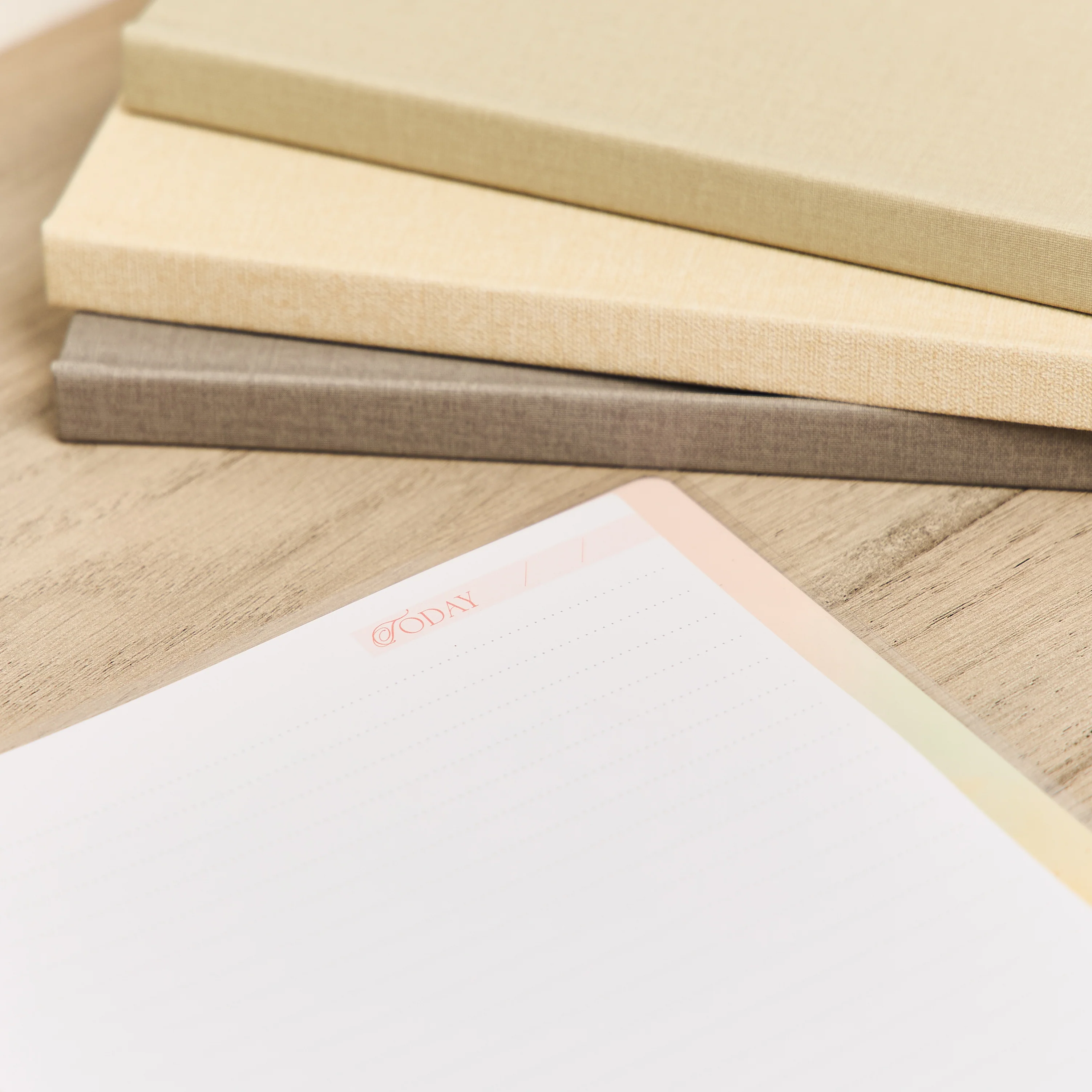 Textured Canvas - Dotted Lined Classic Notebook - 60 Sheets - Image 7