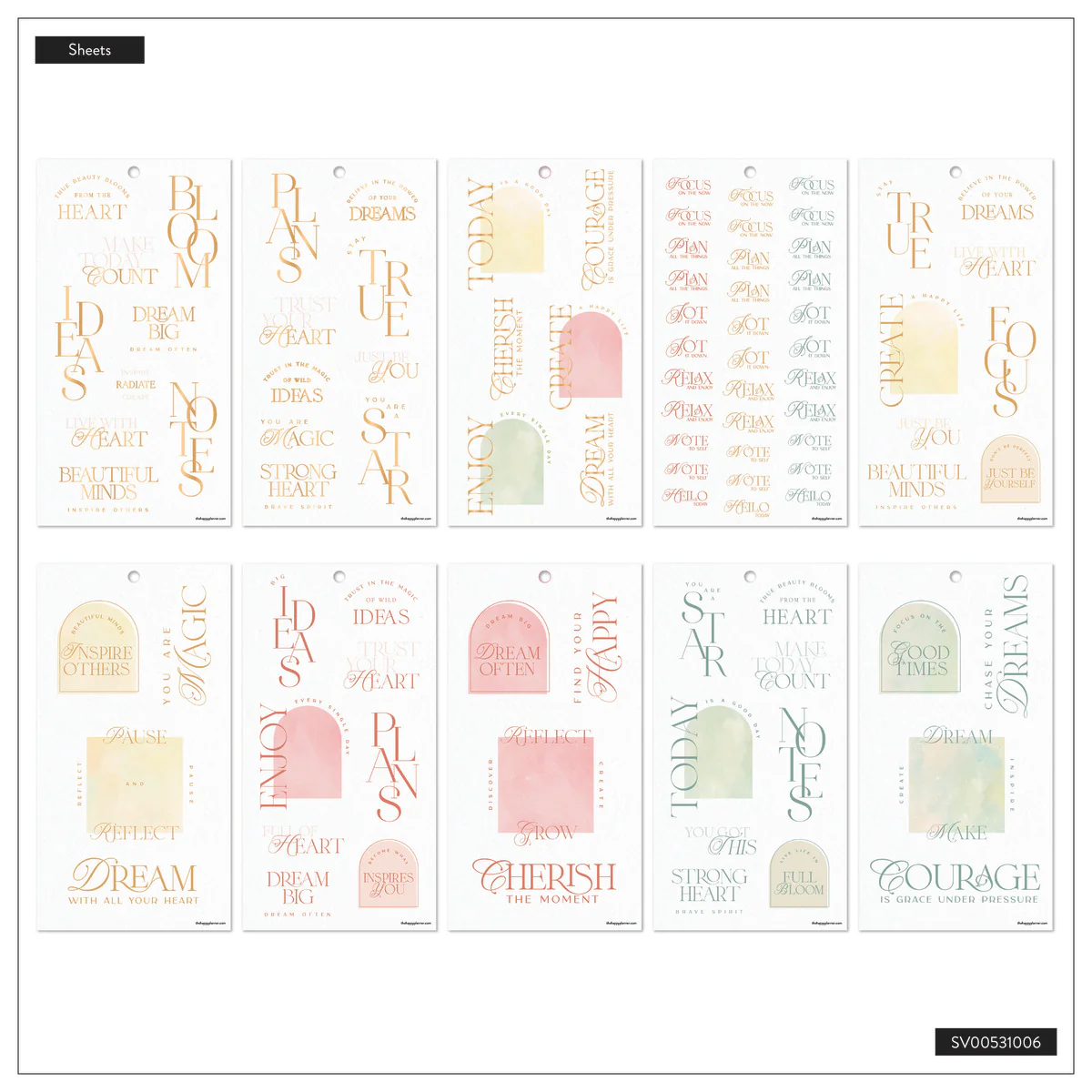 Textured Canvas - Value Pack Stickers - Big - Image 11