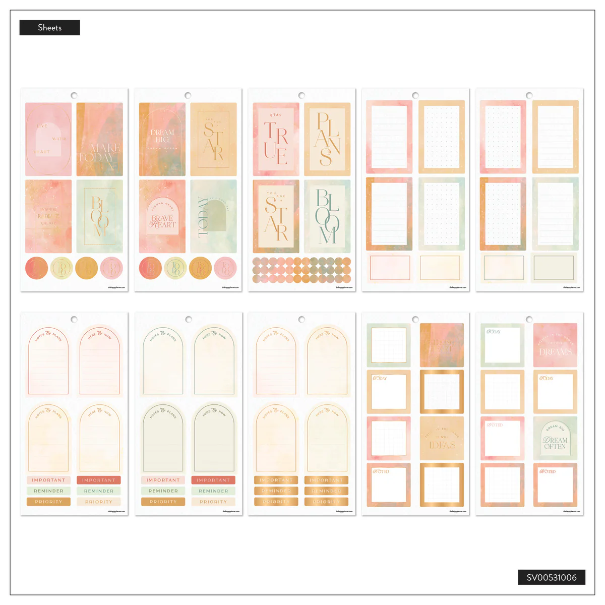 Textured Canvas - Value Pack Stickers - Big - Image 9