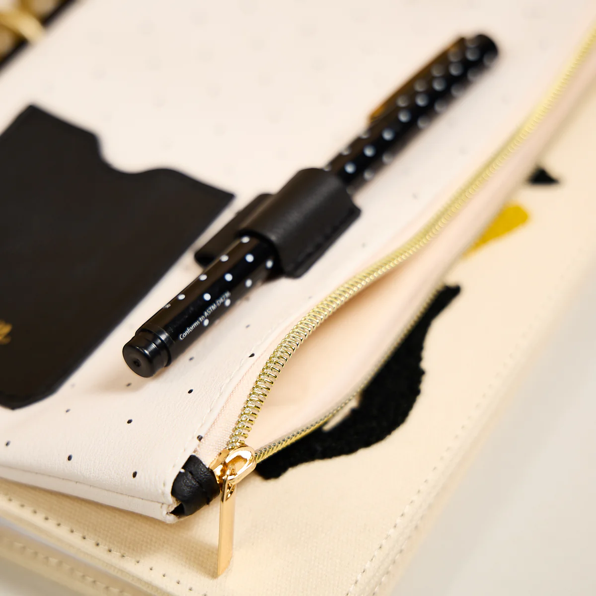 Textured Tile - Classic Banded Pen Pouch With Pen Loop - Image 7
