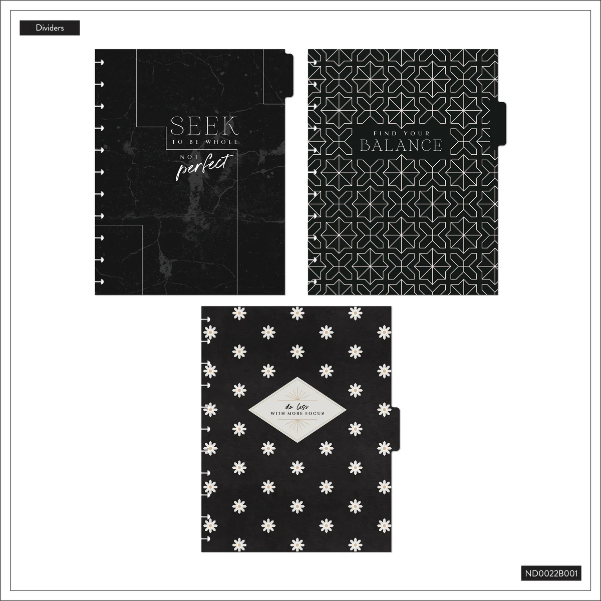 Textured Tile - Dotted Lined Big Notebook - 60 Sheets - Image 10