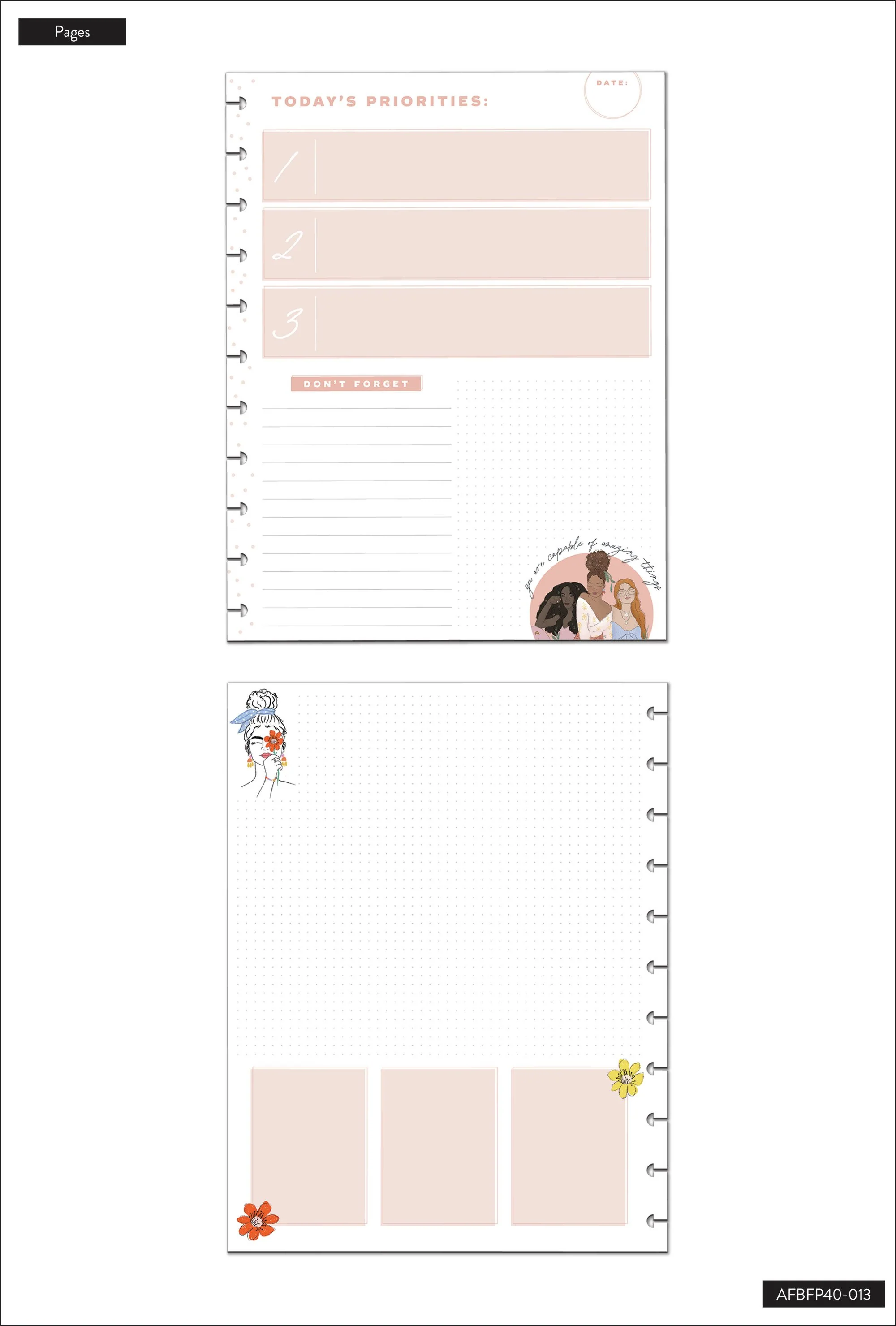The Happy Planner x Spoonful of Faith Amazing Things Big Filler Paper - Image 4