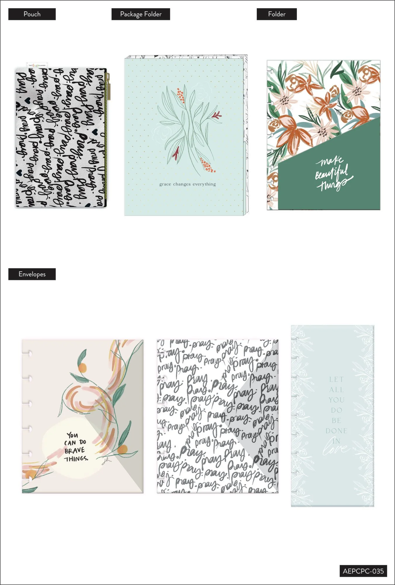 The Happy Planner x Spoonful of Faith Grace Changes Everything Classic Faith Planner Companion - Image 4