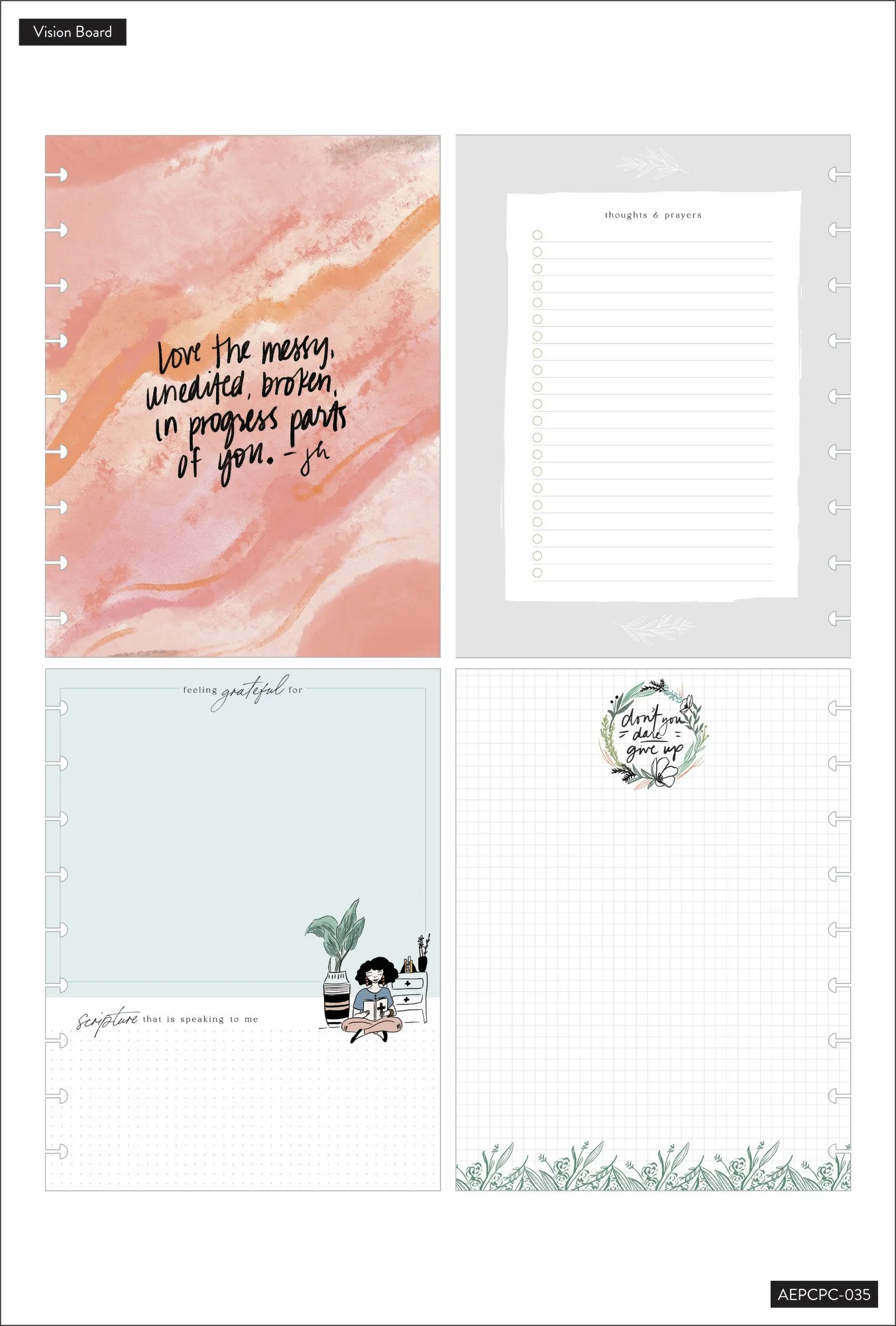 The Happy Planner x Spoonful of Faith Grace Changes Everything Classic Faith Planner Companion - Image 5