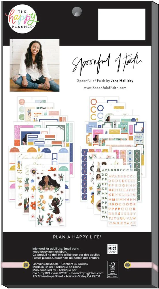 The Happy Planner x Spoonful of Faith Value Pack Stickers - Everyday - Image 5