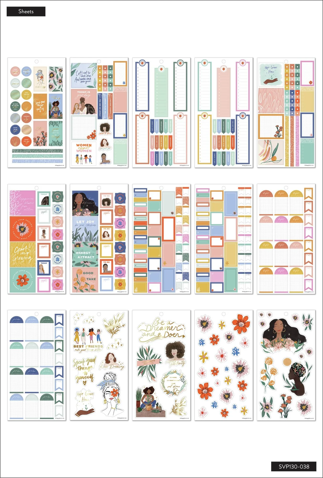The Happy Planner x Spoonful of Faith Value Pack Stickers - Faith - Mini - Image 5